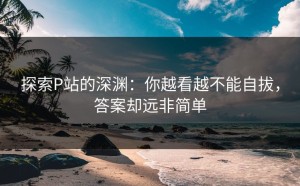 探索P站的深渊：你越看越不能自拔，答案却远非简单