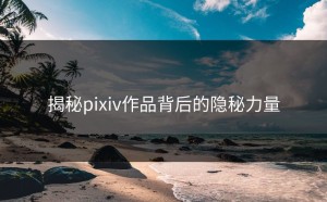 揭秘pixiv作品背后的隐秘力量