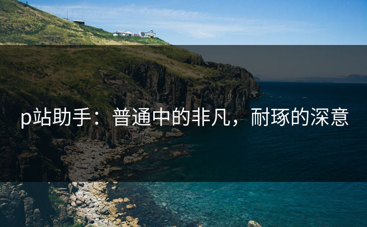 p站助手：普通中的非凡，耐琢的深意